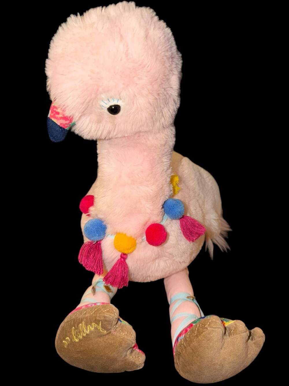Lilly Pulitzer x Pottery Barn Kids Pink Flamingo Plush Stuffed Animal
